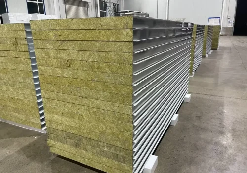 Roofing-Sheet-Panel-Rock-Wool-Sandwich-Purification-Panel-Machine-Made-Factory